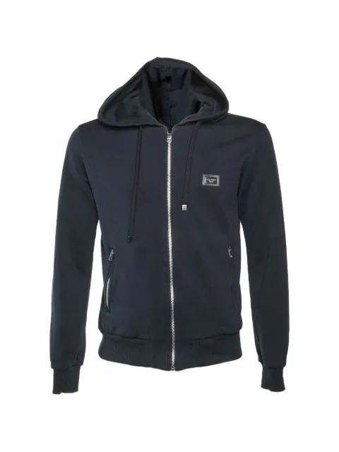 Dolce & Gabbana Pre-Owned small zip-up cotton hoodie
