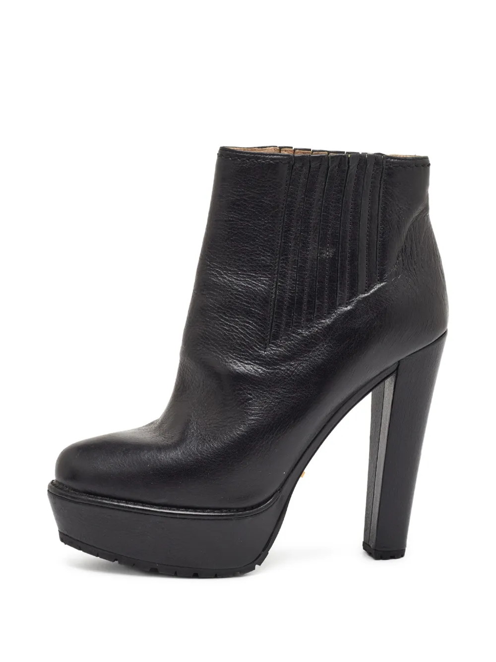 Prada Pre-Owned platform ankle boots - Nero