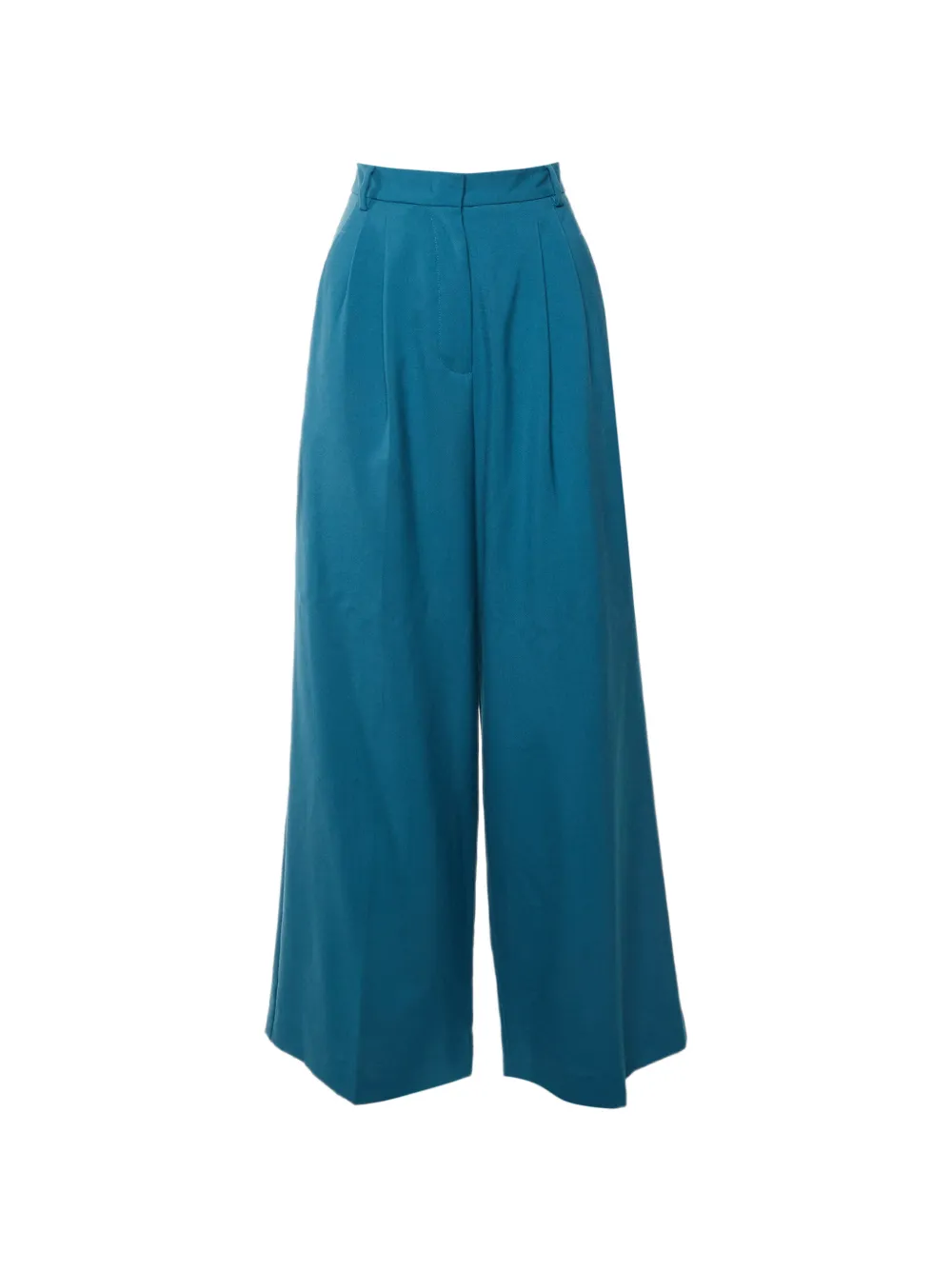 Weekend Max Mara straight-leg wool trousers - Blu