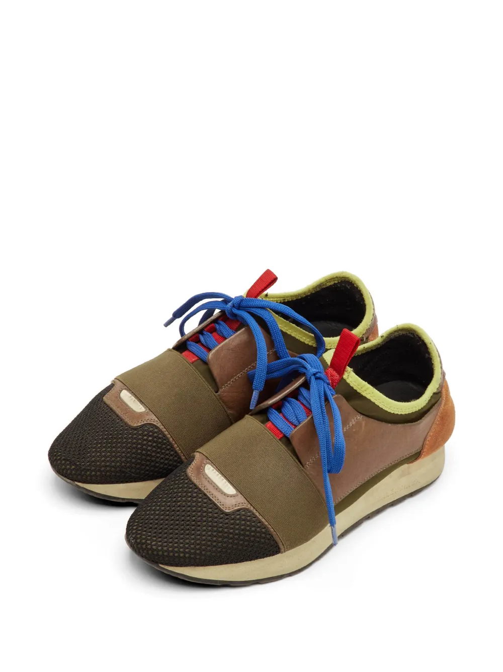 Balenciaga Pre-Owned Race Runner sneakers - Braun