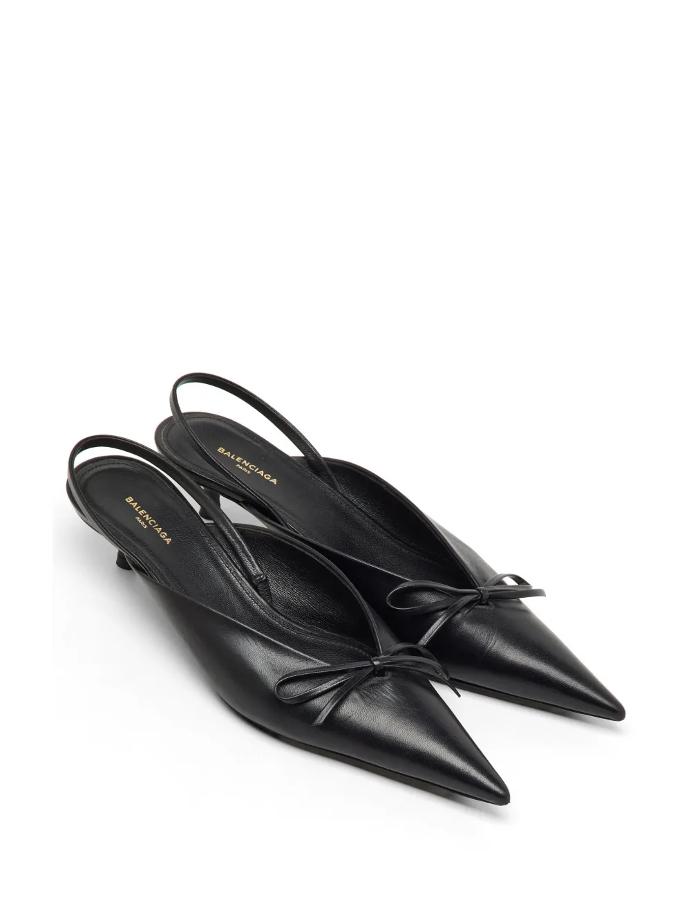 Balenciaga Pre-Owned bow-detail pumps - Nero