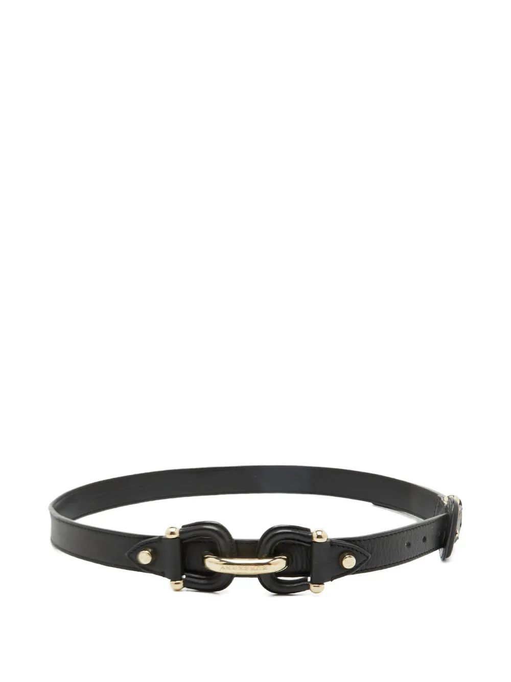 Burberry Pre-Owned buckle leather belt - Nero