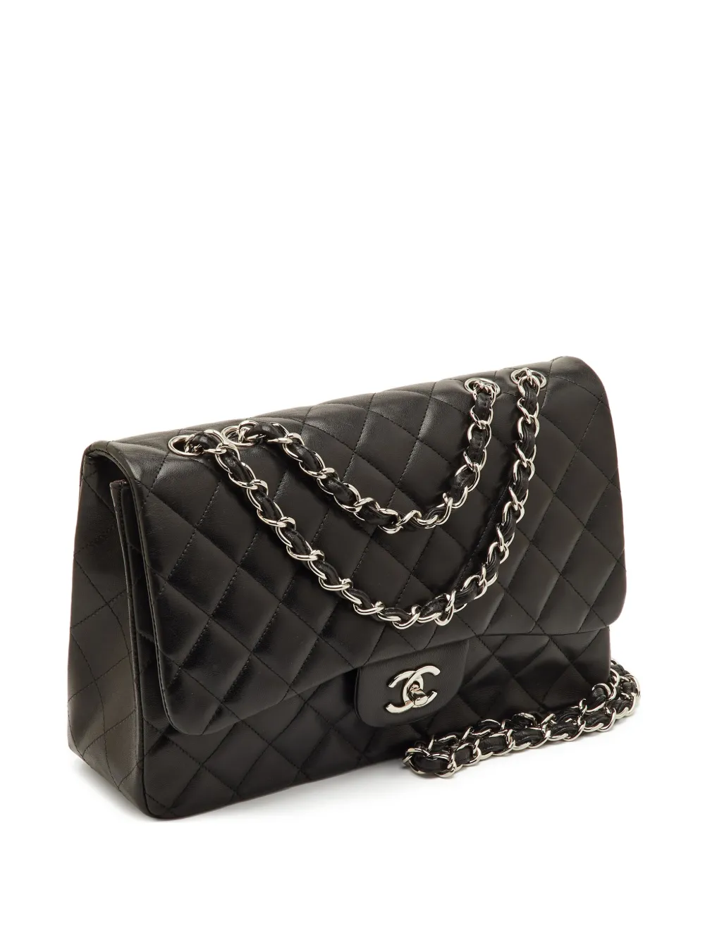 CHANEL Pre-Owned 2010-2011 Classic Jumbo quilted shoulder bag - Nero