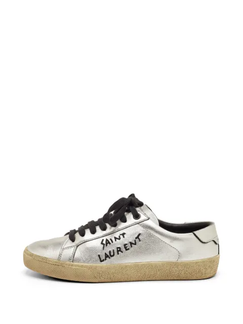 Saint Laurent Pre-Owned Court Classic leather sneakers