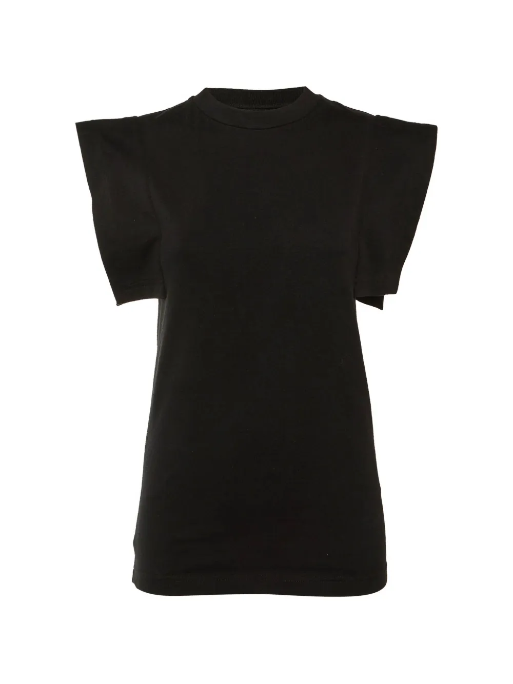 ISABEL MARANT Zelipa structured shoulder T-shirt - Nero