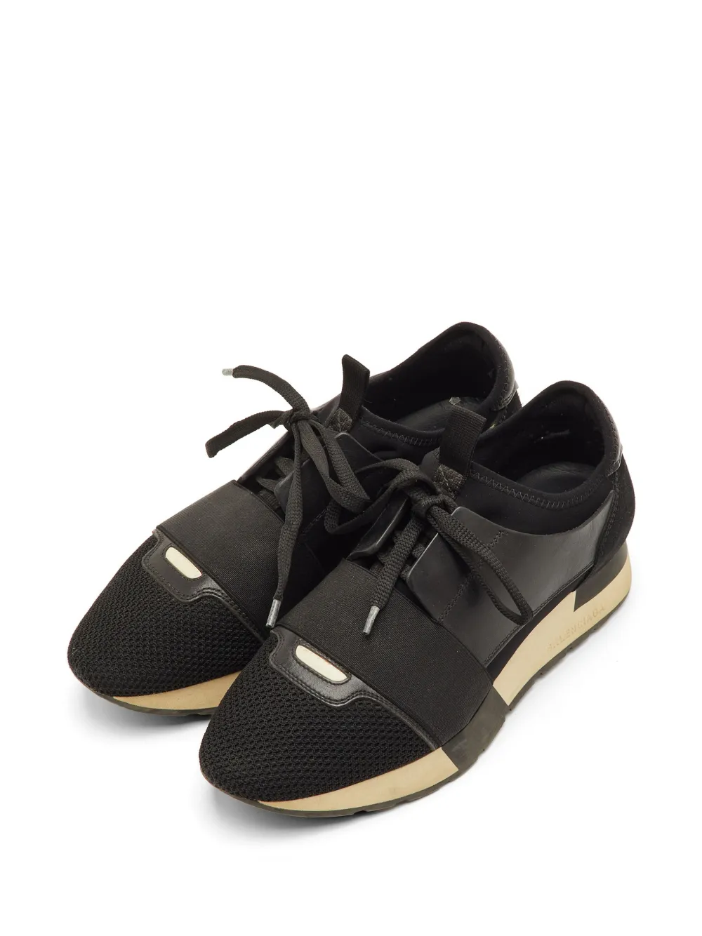 Balenciaga Pre-Owned Race runner sneakers - Schwarz