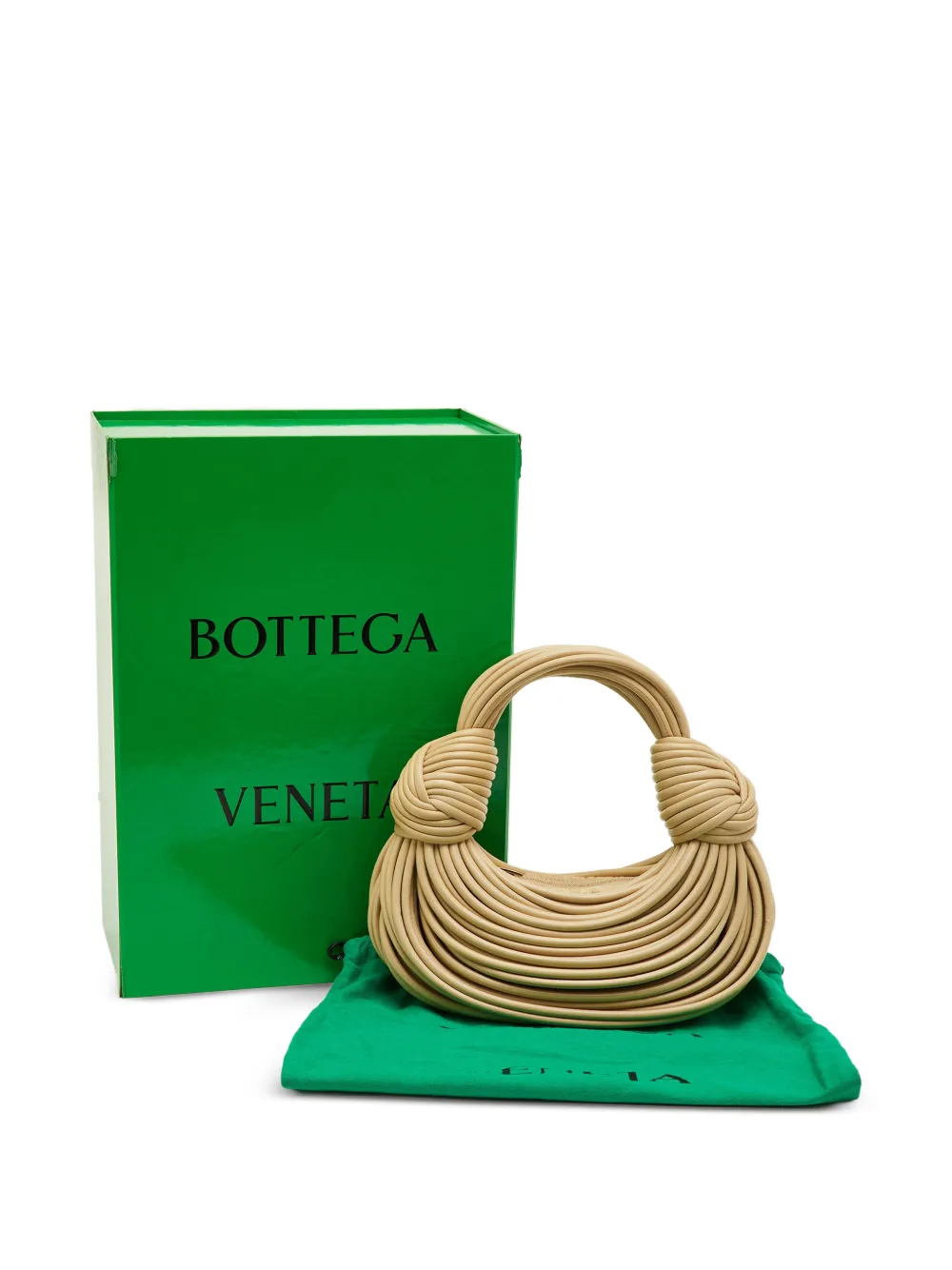 Bottega Veneta Double Knot ハンドバッグ Bottega Veneta Pre-Owned Mini Double Knot Leather Tote Bag