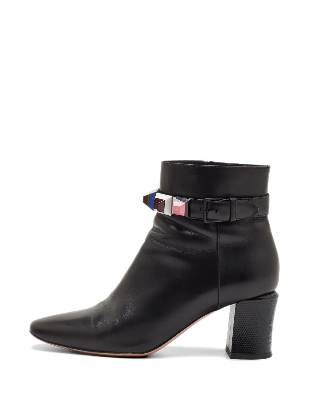Fendi Pre-Owned studded ankle boots - Schwarz