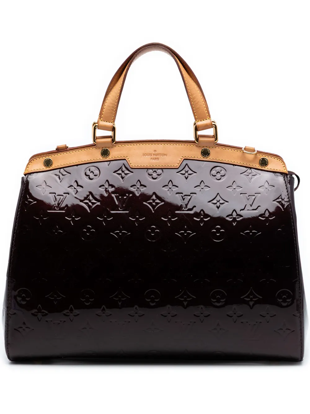 Louis Vuitton Pre-Owned 2012 Monogram Vernis Brea GM satchel - Viola