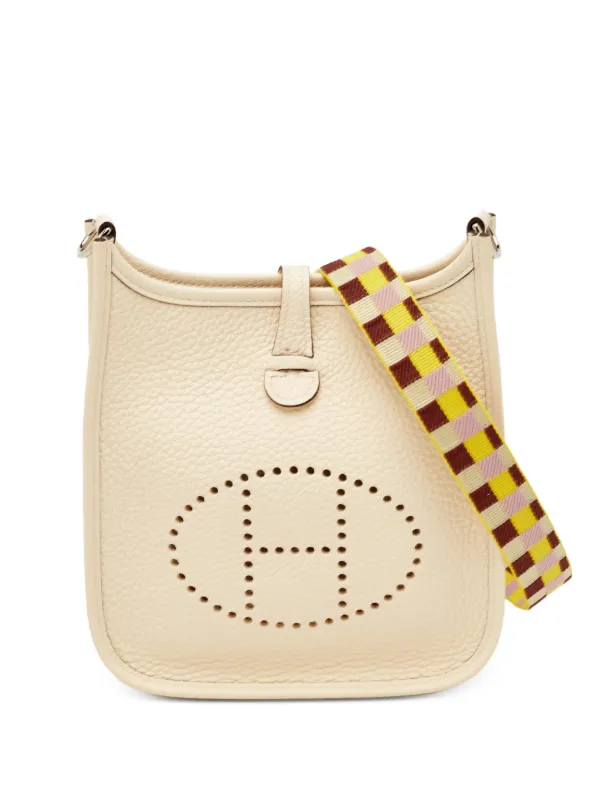 Hermès Pre-owned TPM Evelyne Shoulder Bag in Neutrals