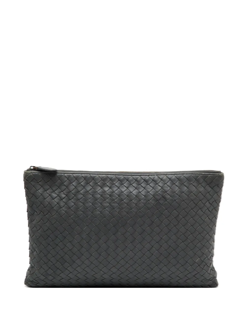 Bottega Veneta Pre-Owned Intrecciato clutch bag - Grigio