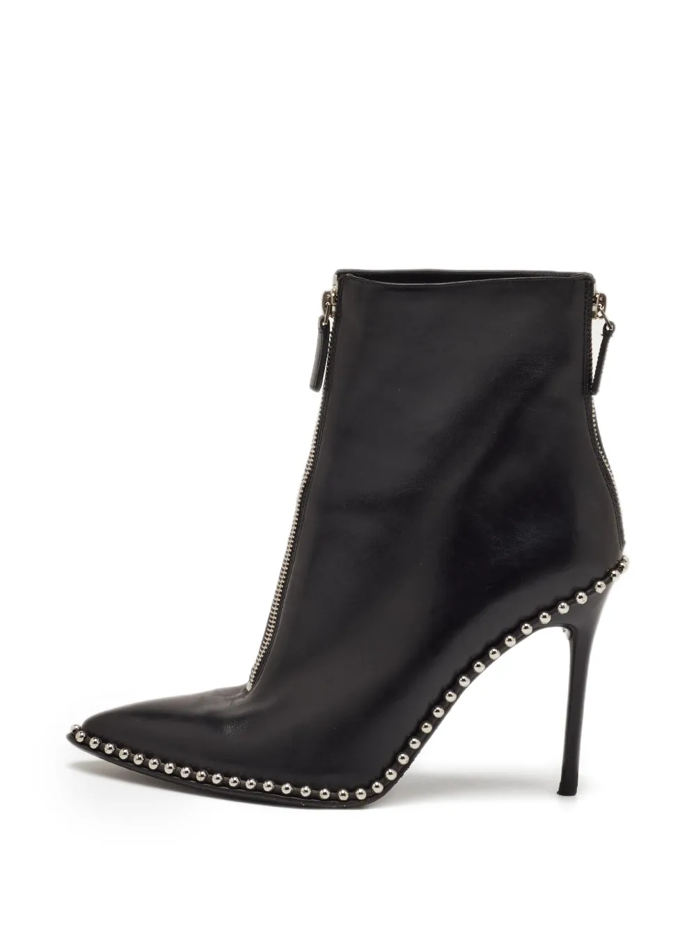 Alexander Wang studded pointed-toe ankle boots - Nero