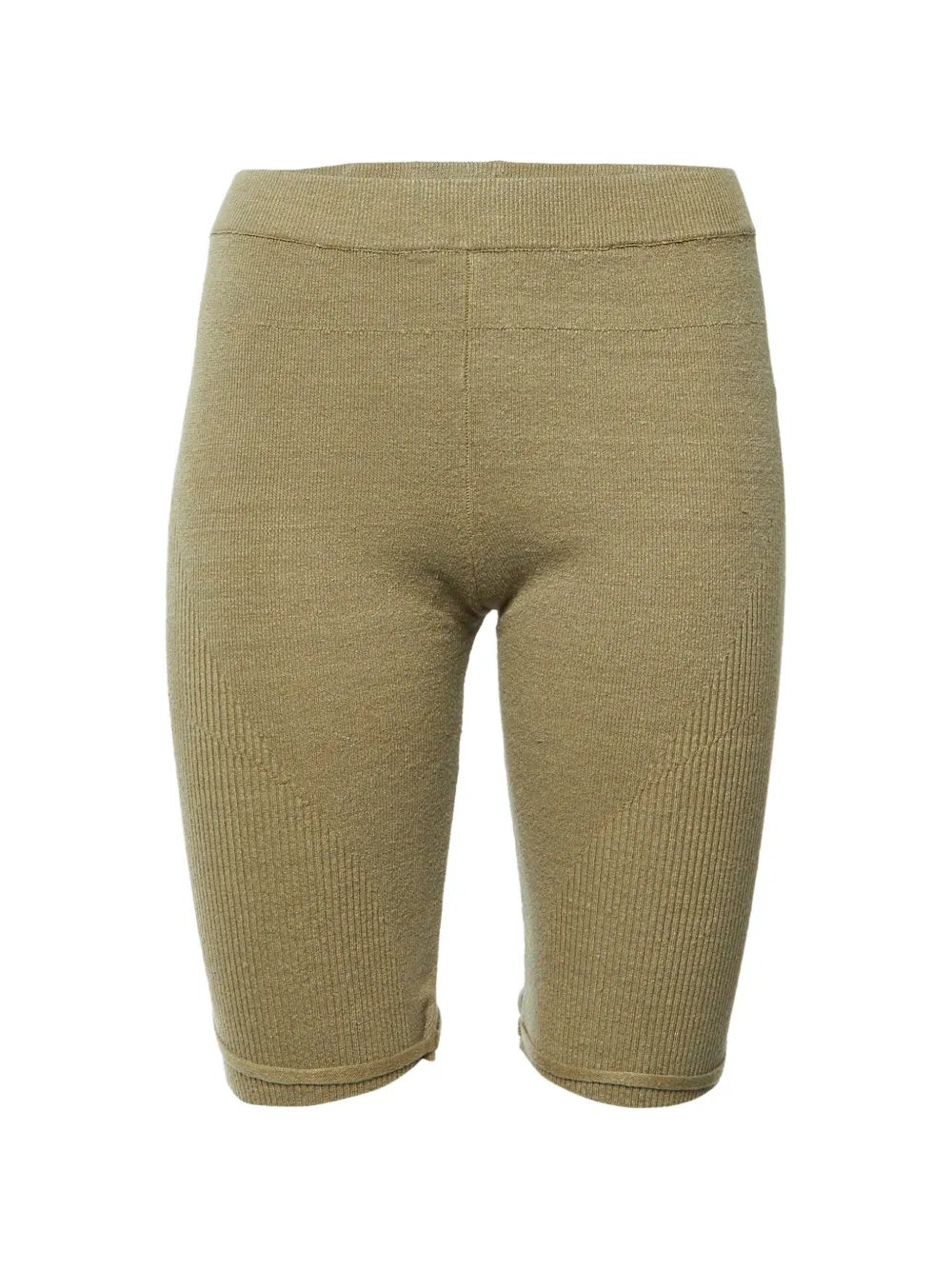 Jacquemus Pre-Owned short Sierra en maille nervurée - Vert Jacquemus Pre-Owned short Sierra en maille nervurée - Vert