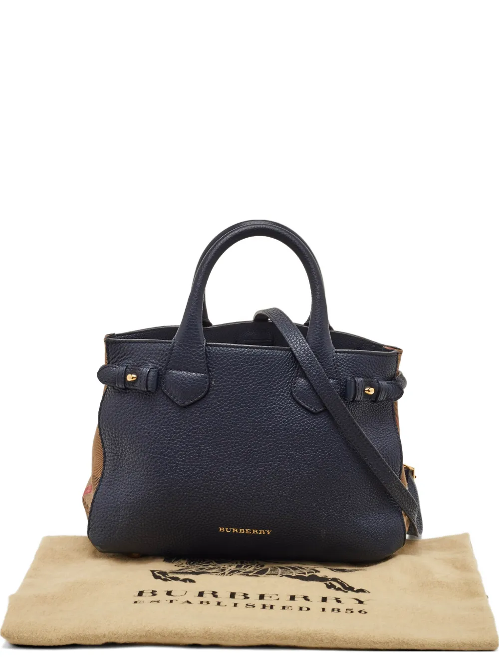 Burberry Pre-Owned Banner House Check tote bag - Blue