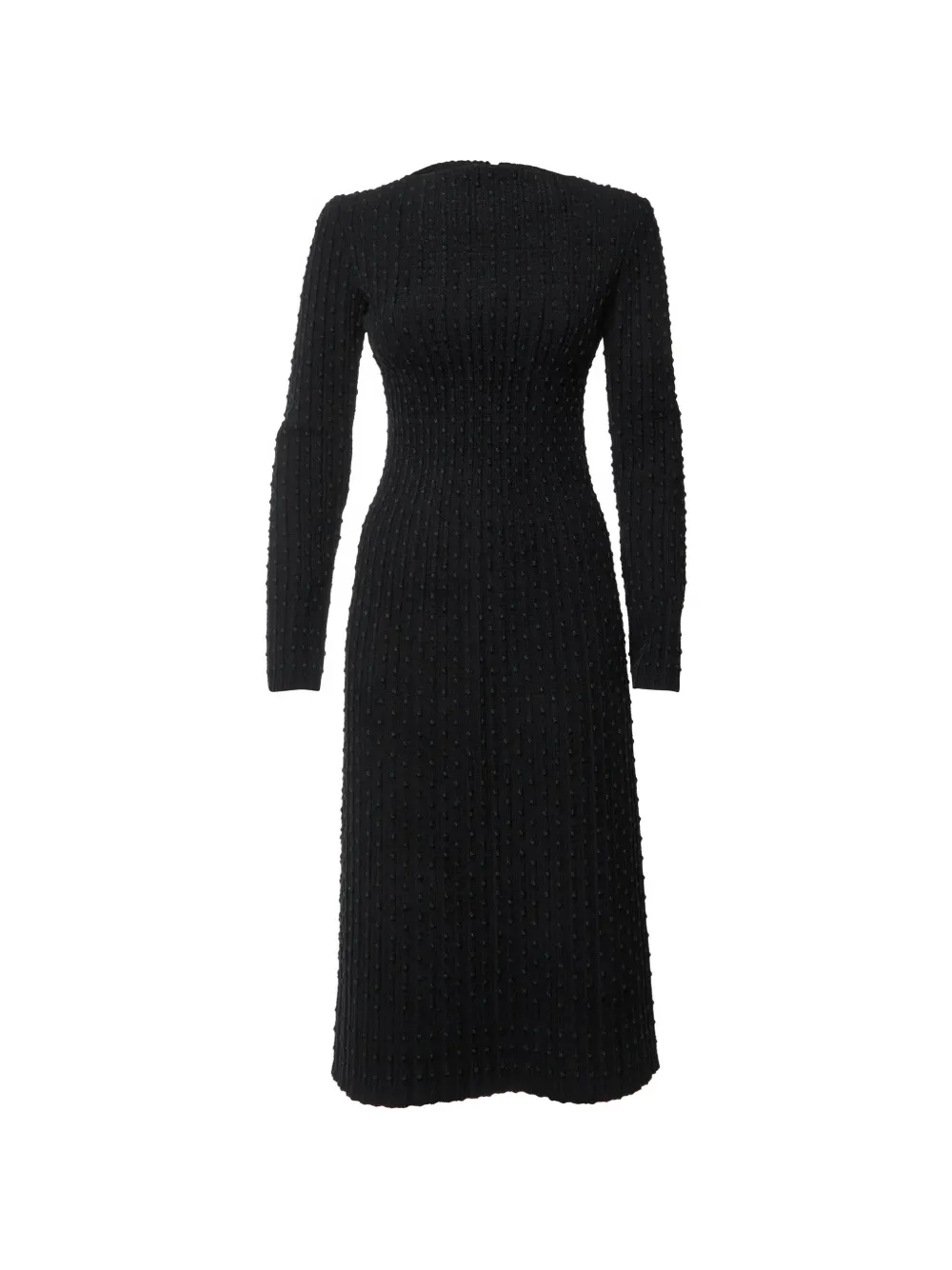 Alaïa Pre-Owned textured midi dress - Black