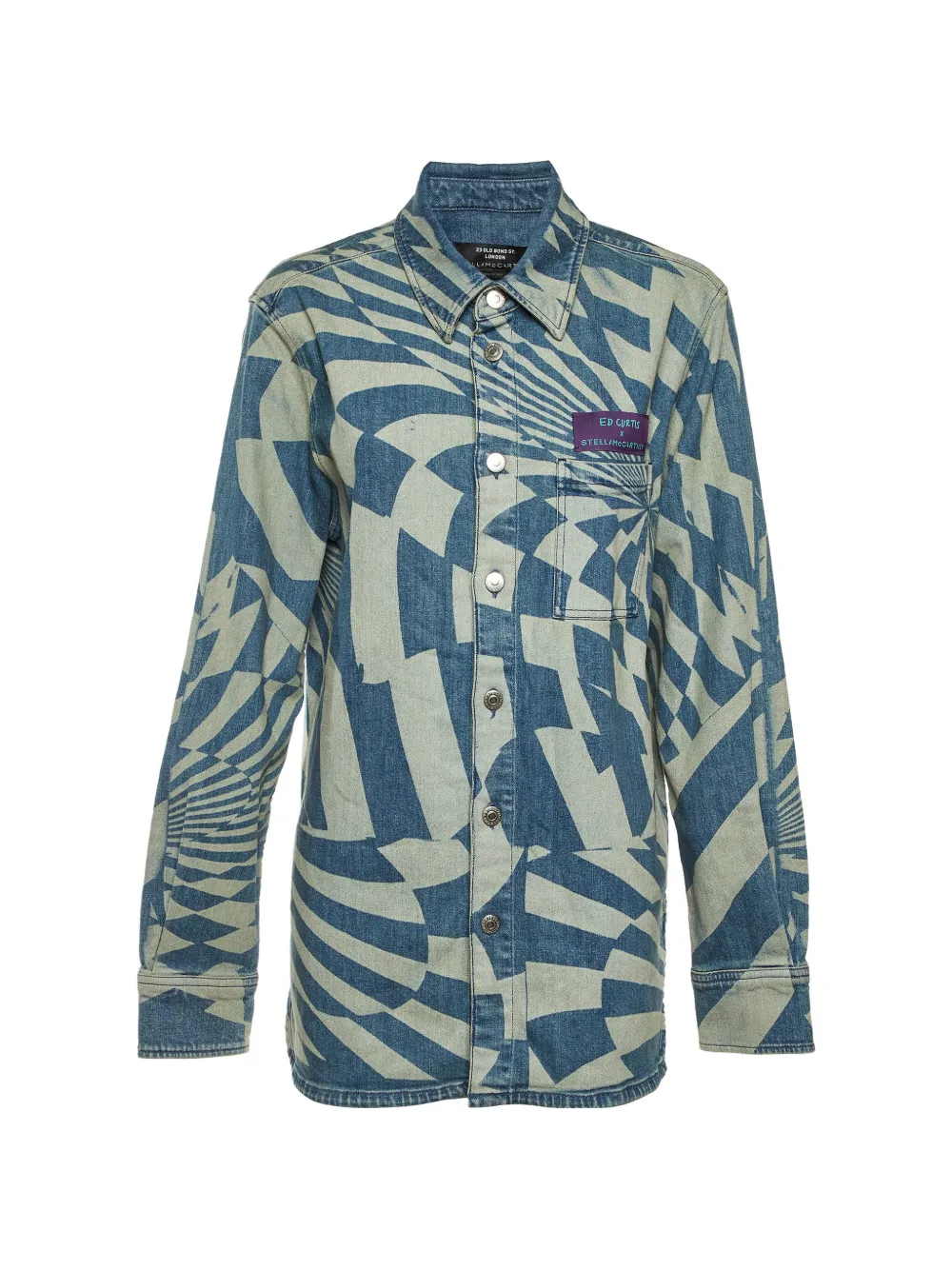 Stella McCartney Pre-Owned x Ed Curtis Psychedelic-print jacket - Blu