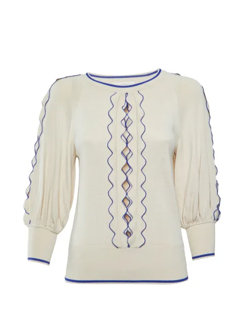 ZIMMERMANN Wonderland cut-out sweater