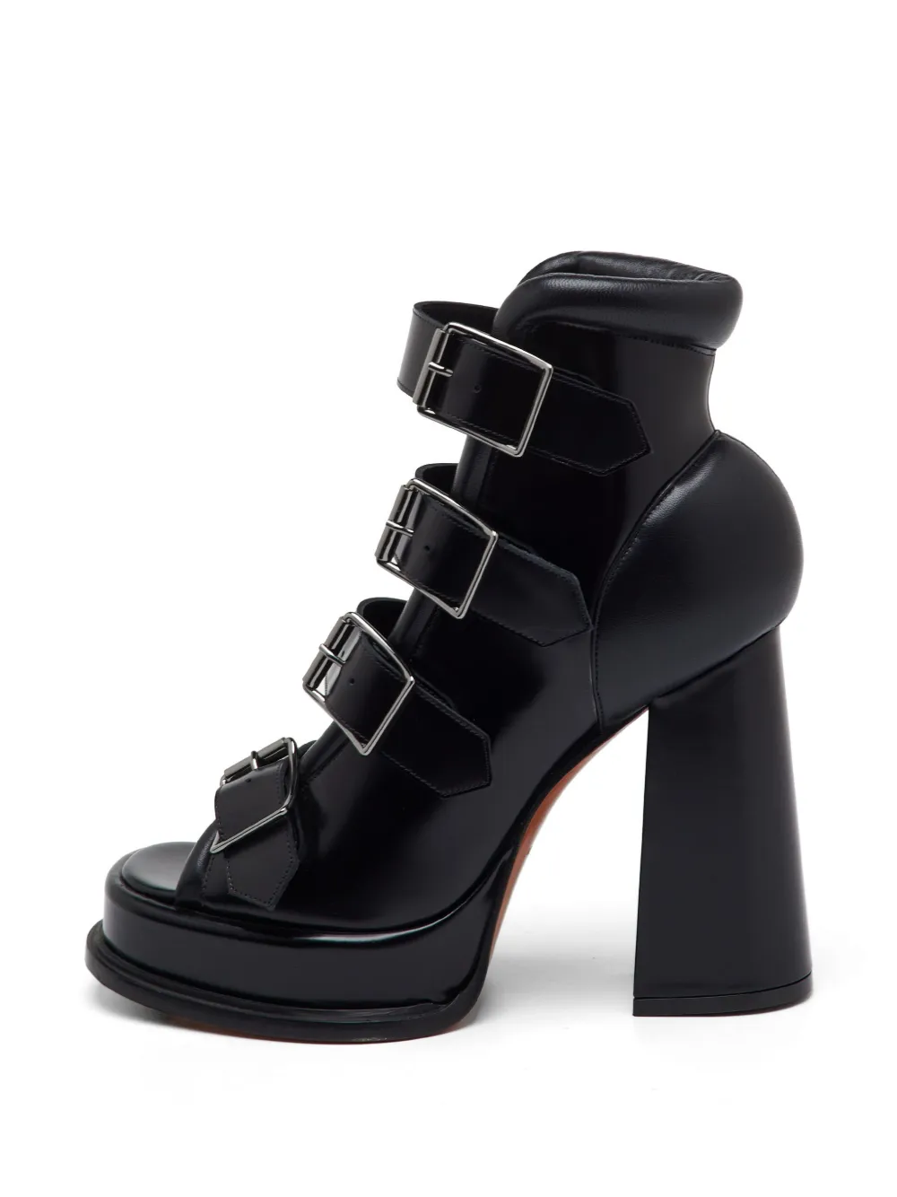 Alexander McQueen Pre-Owned Rave buckled boots - Schwarz