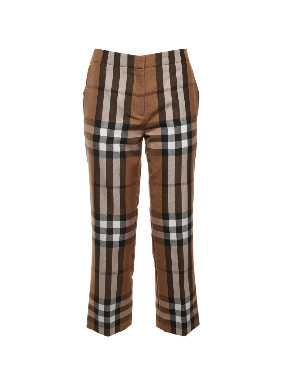 Burberry Pre-Owned Pantaloni a quadri - Marrone