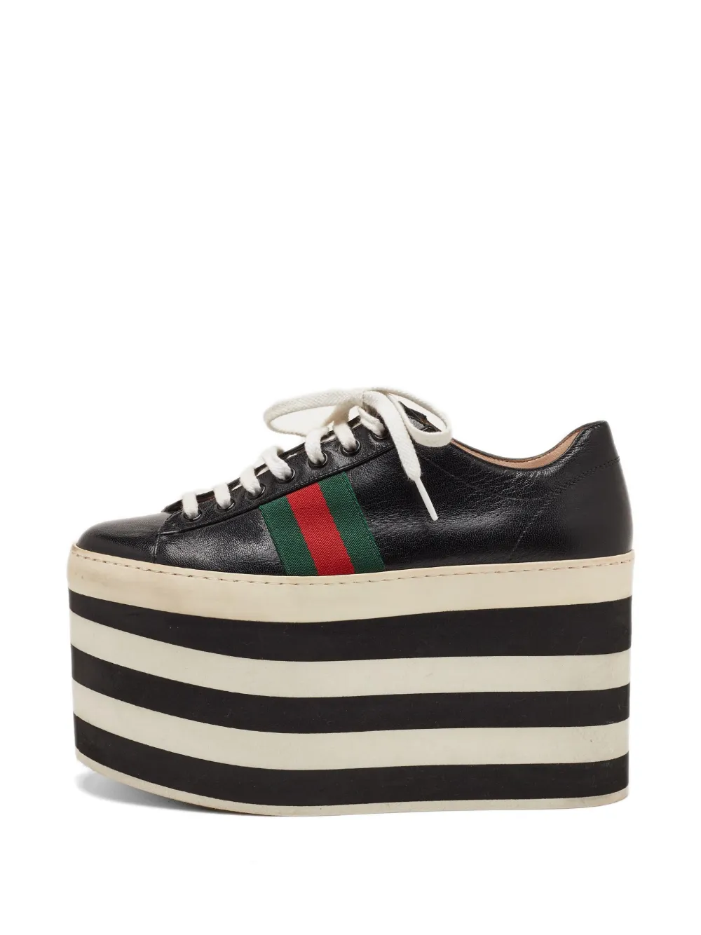 Gucci Pre-Owned Peggy Web sneakers - Schwarz