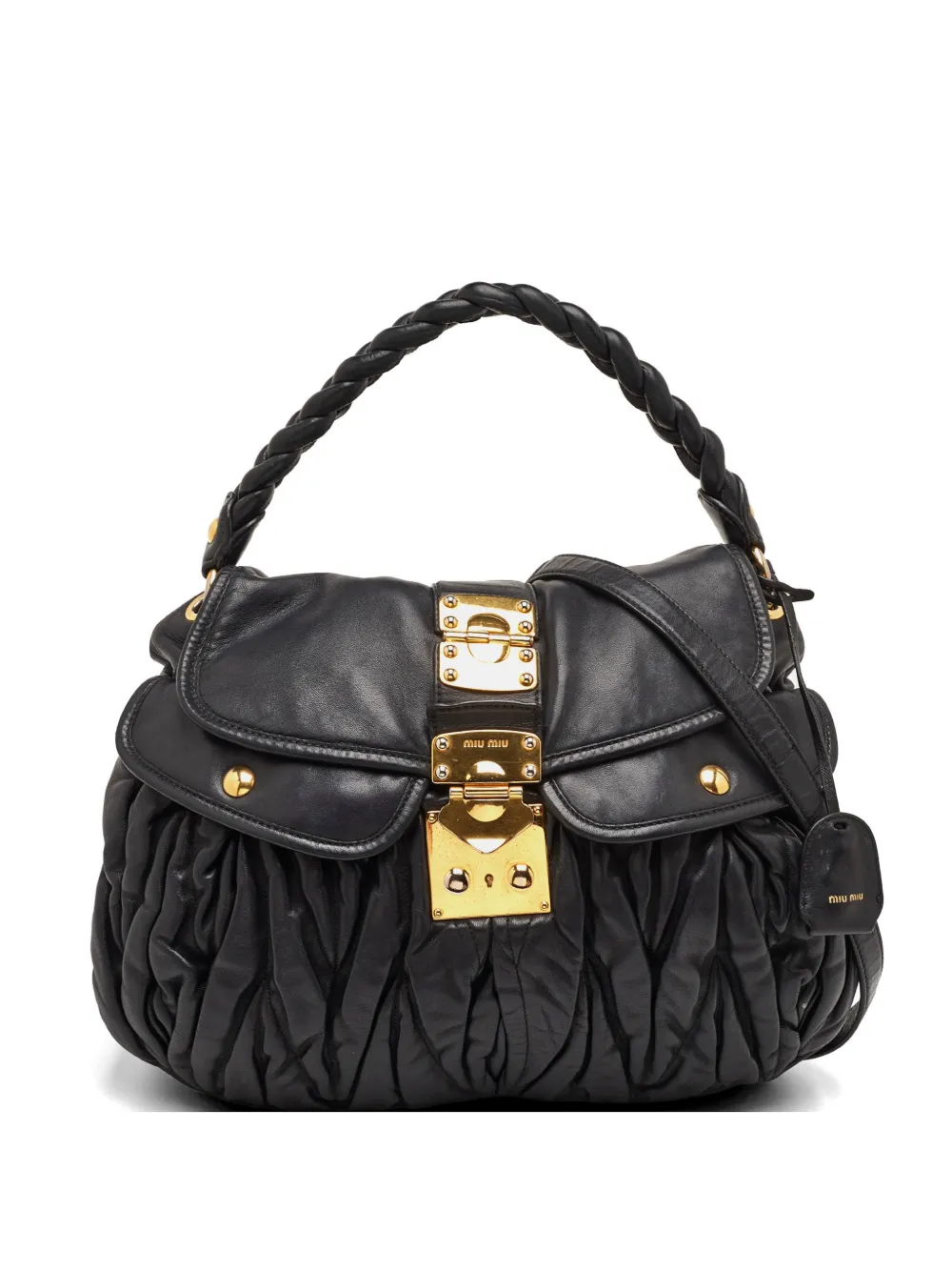 Miu Miu Pre-Owned Coffer Matelasse handbag - Blu