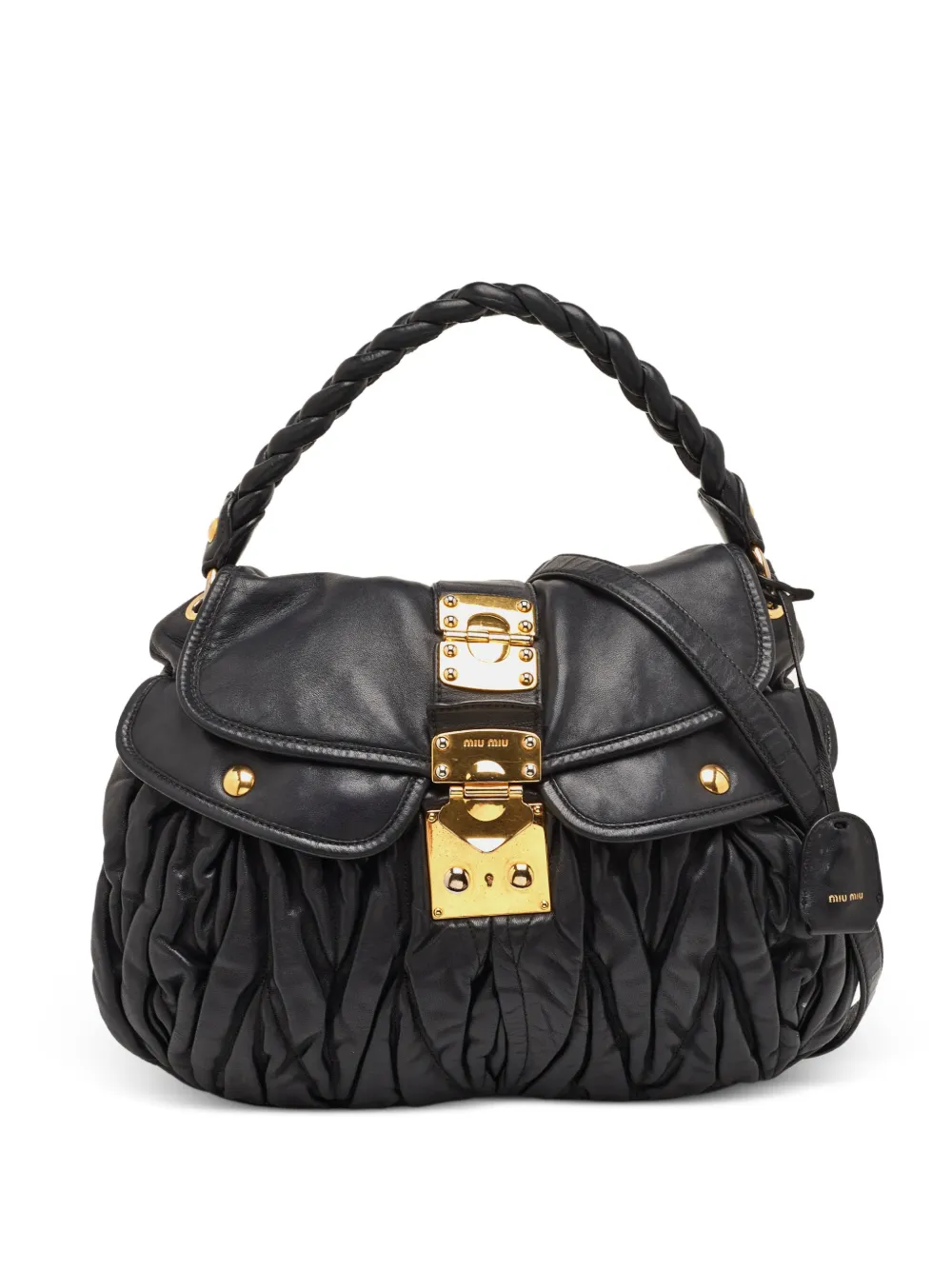 Miu Miu Pre-Owned Coffer Matelasse handbag - Blu