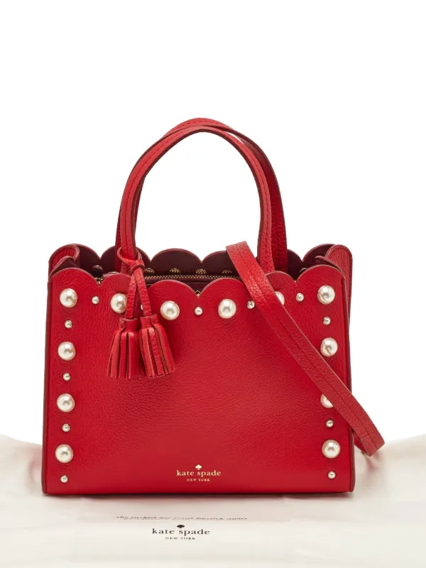 Kate Spade Hayes Street Pearl Sam ハンドバッグ | レッド | FARFETCH JP