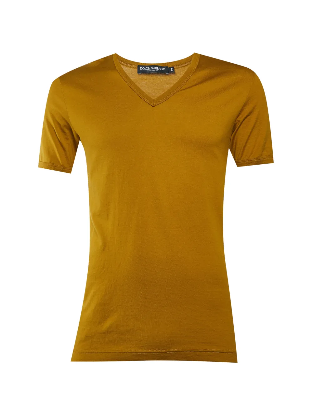 Dolce & Gabbana Pre-Owned V-neck T-shirt - Giallo