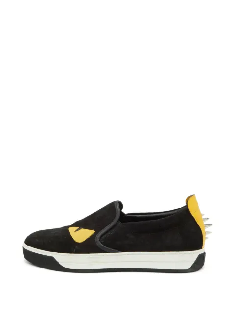 Fendi Pre-Owned Monster slip-on sneakers