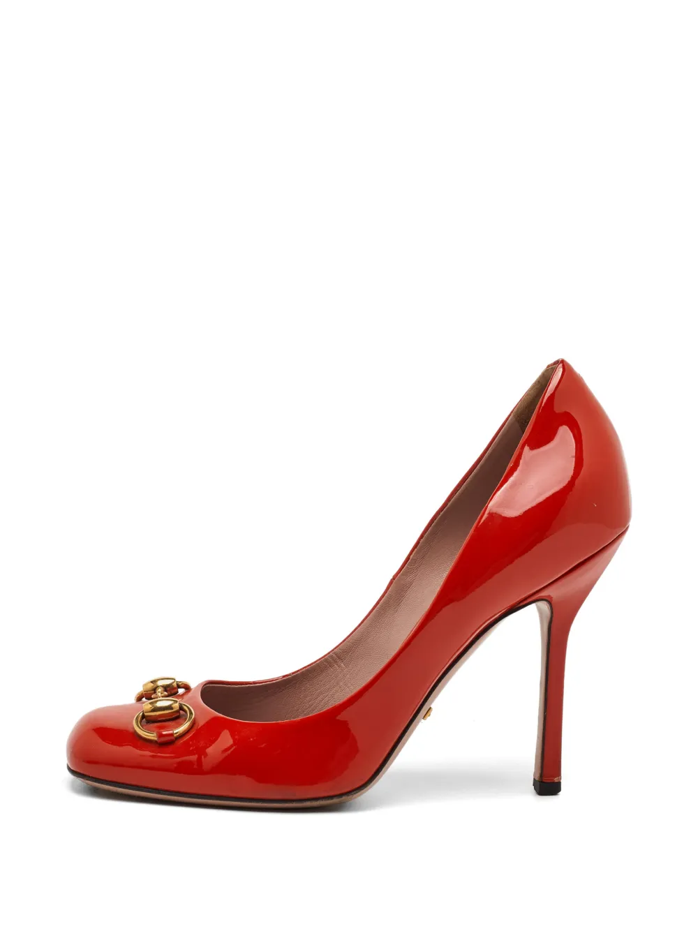 Gucci Pre-Owned Horsebit patent leather pumps - Red