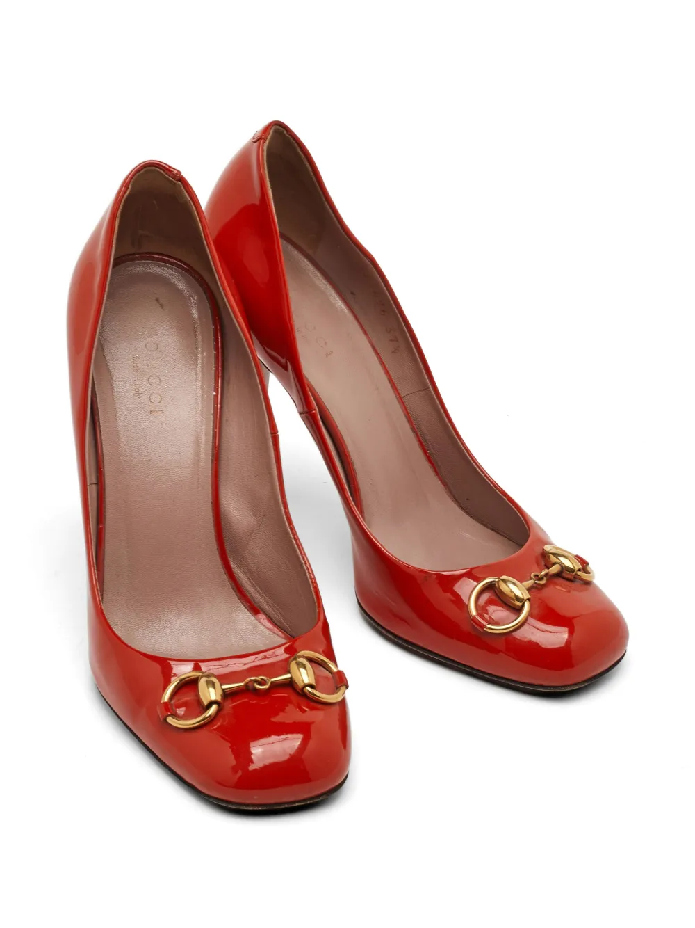 Gucci Pre-Owned ホースビット レザーパンプス | レッド | FARFETCH JP