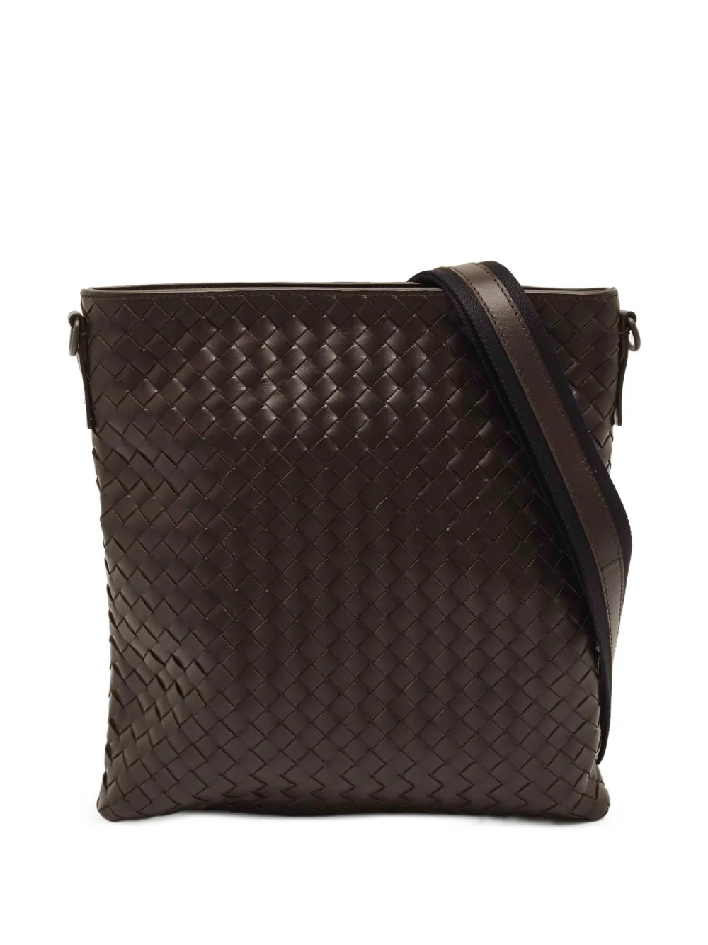 Bottega Veneta Pre-Owned Intrecciato messenger bag - Marrone