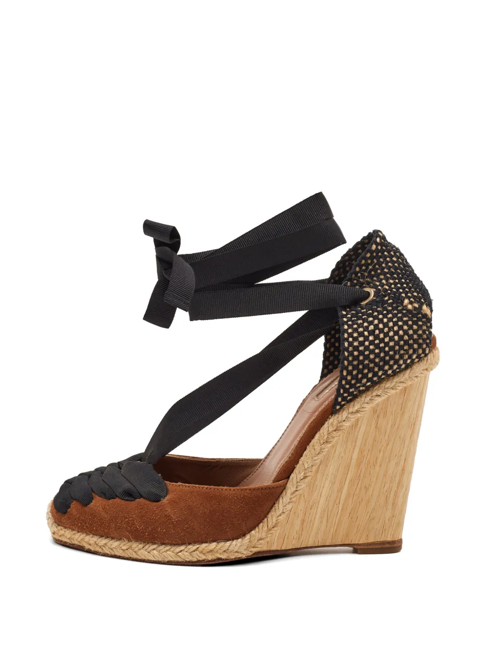 Aquazzura Malibu wedge espadrilles - Braun