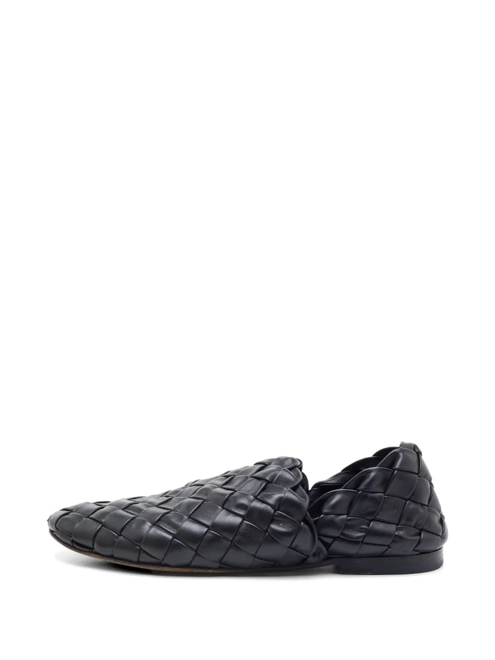 Bottega Veneta Pre-Owned Intrecciato loafers - Nero
