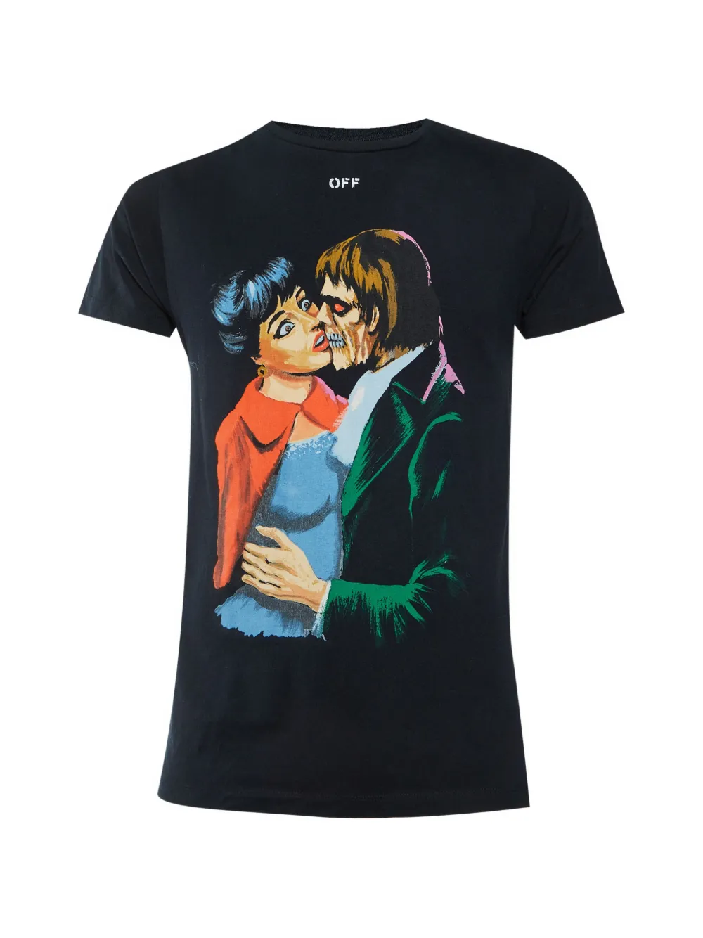 Off-White Pre-Owned Arrow kiss-print T-shirt - Nero