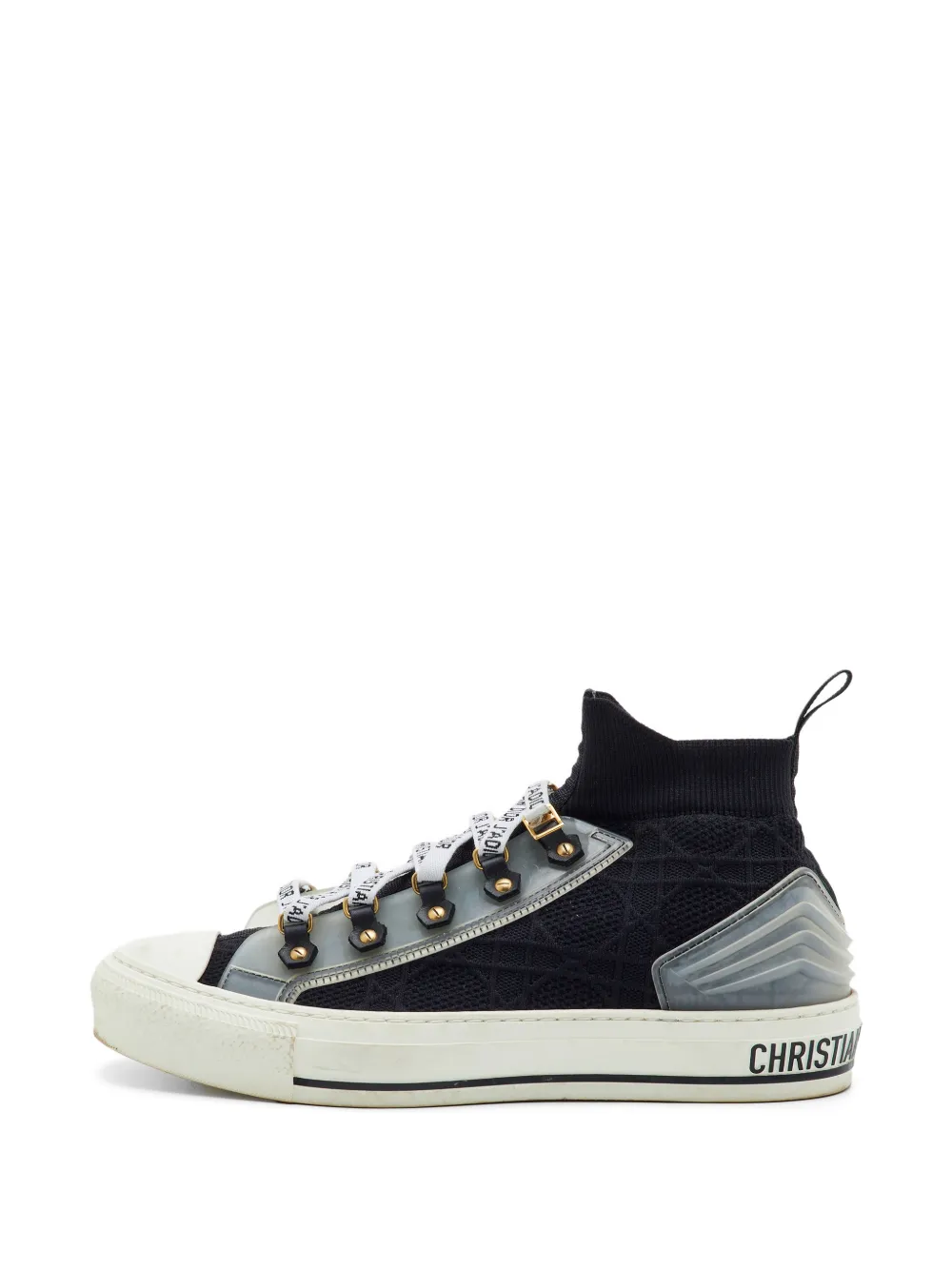 Christian Dior Pre-Owned Walk'n'Dior cannage sneakers - Black