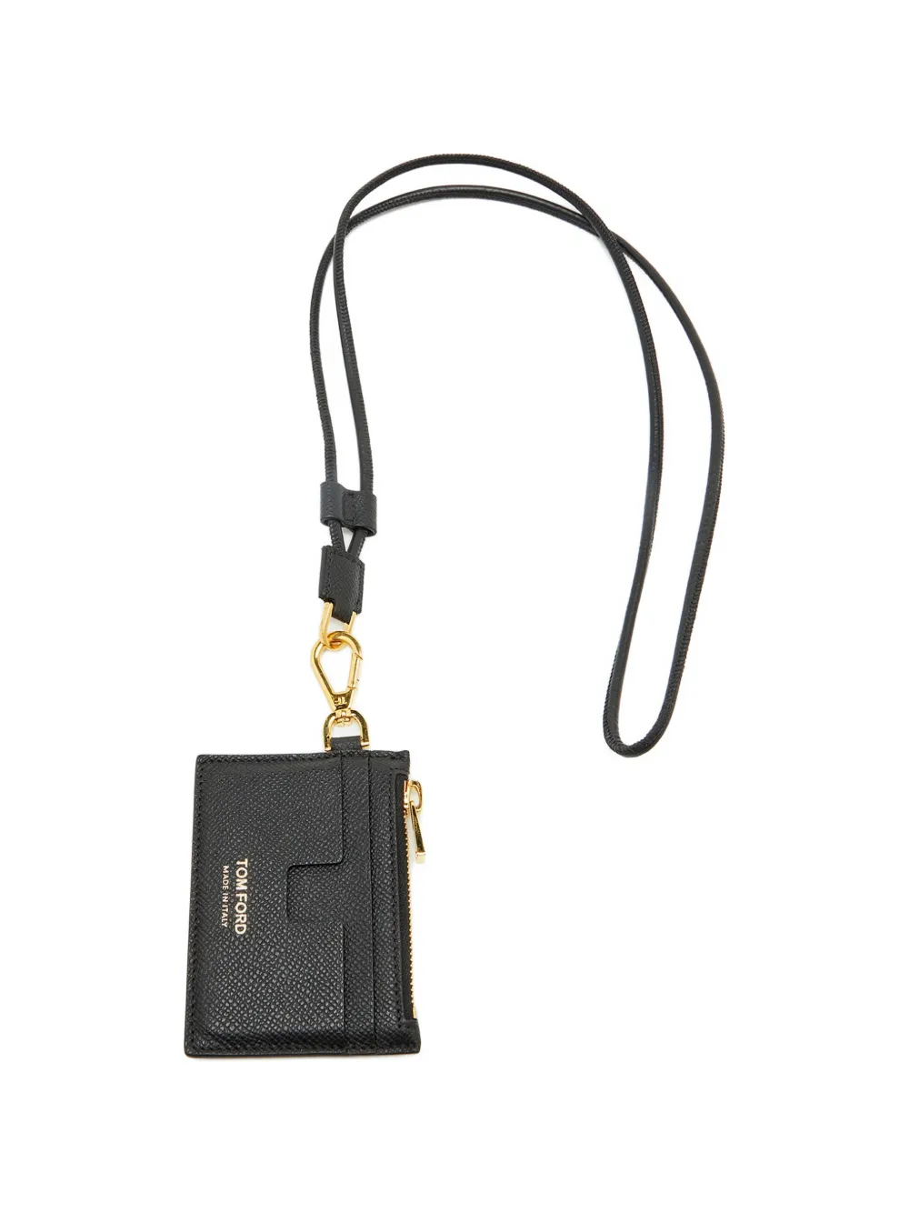 Tom Ford Vintage card holder with lanyard - Nero