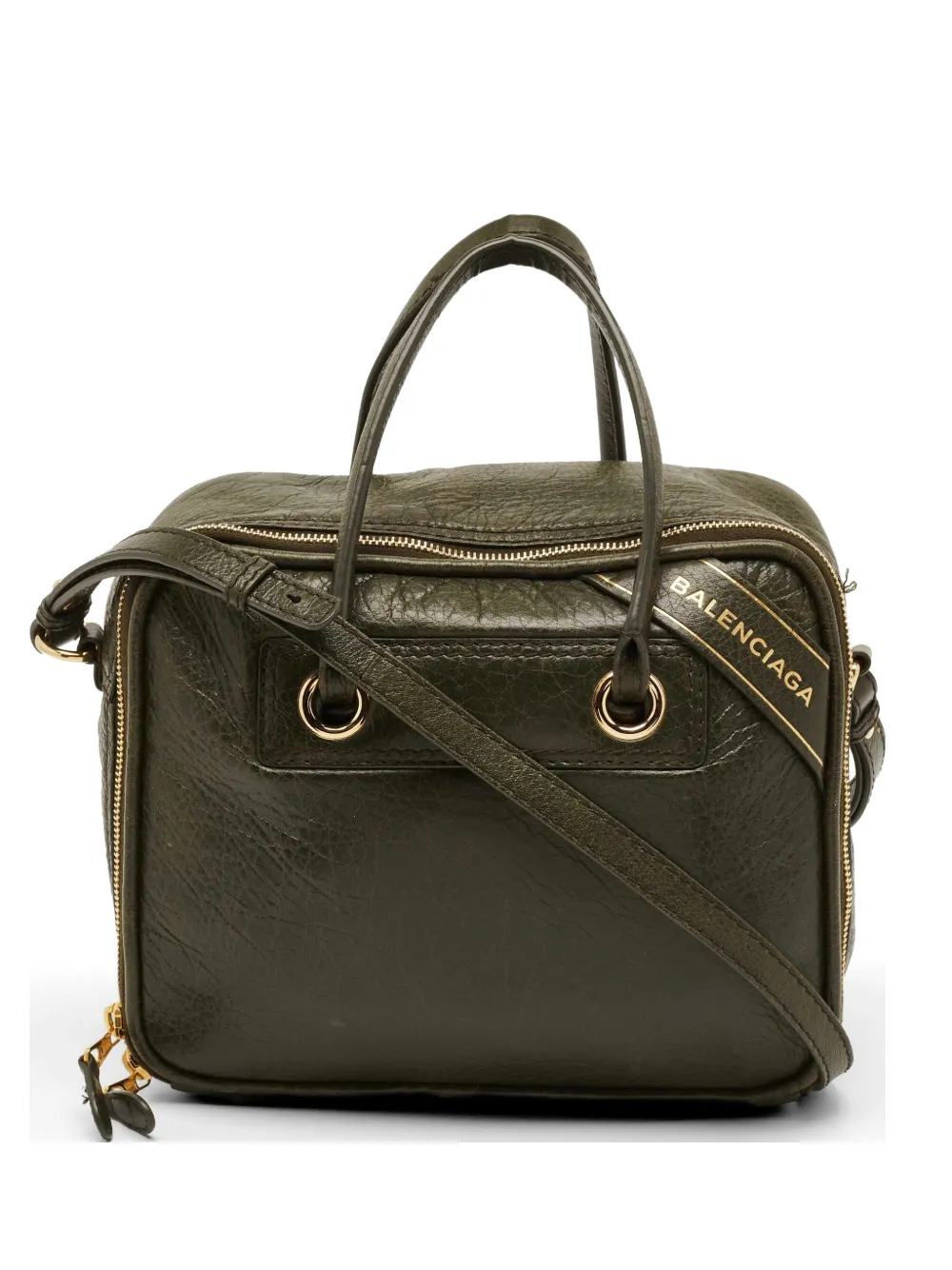 Balenciaga Pre-Owned Blanket leather tote bag - Grün