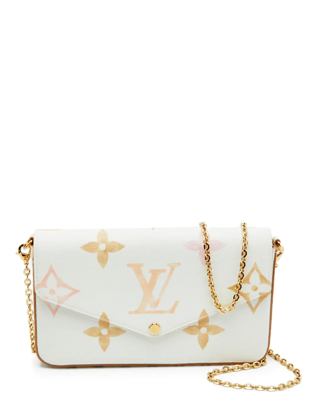 Louis Vuitton Pre-Owned Monogram Giant Watercolor Felicie pochette bag - Bianco