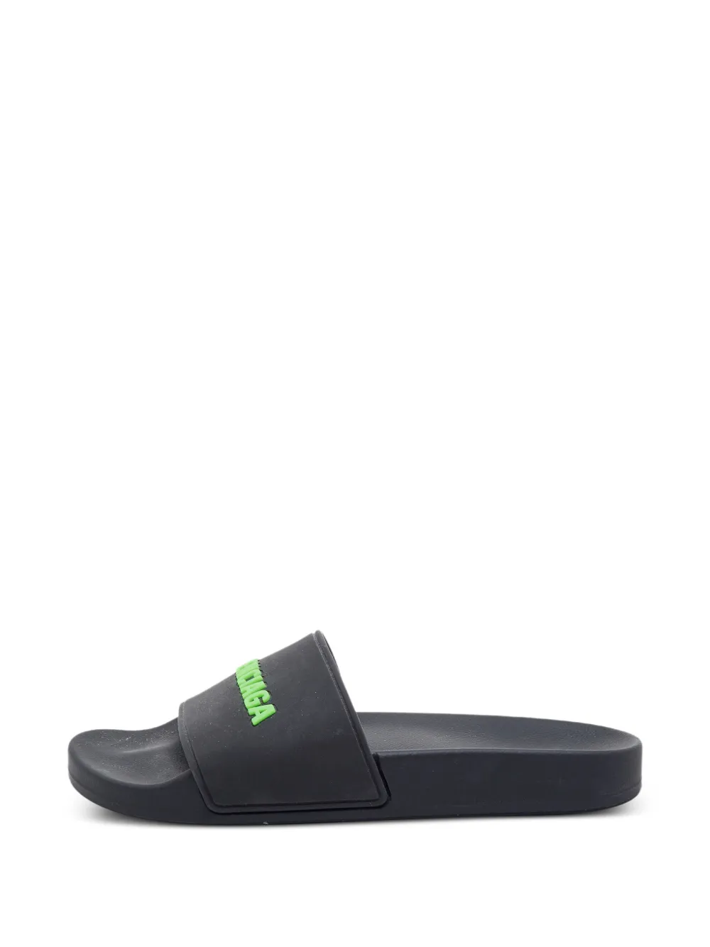 Balenciaga Pre-Owned logo-detail slides - Schwarz