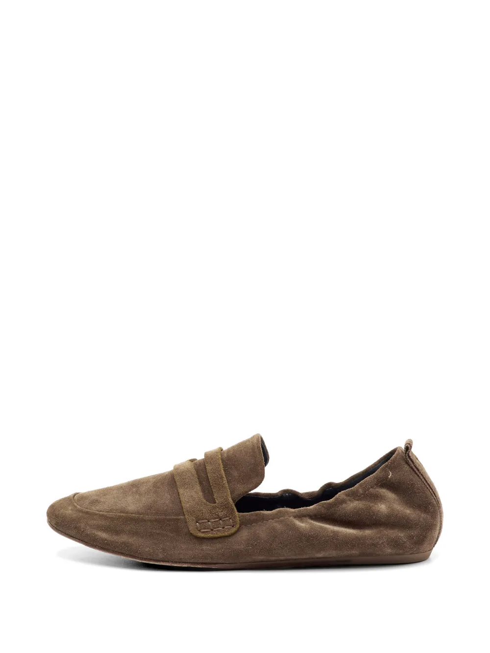 Lanvin Pre-Owned mocassins en daim - Marron Lanvin Pre-Owned mocassins en daim - Marron
