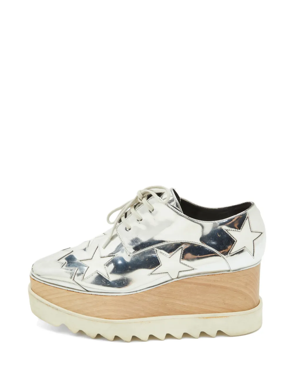 Stella McCartney Pre-Owned Elyse Star platform sneakers - Silber
