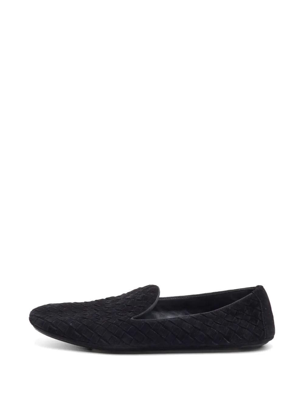 Bottega Veneta Pre-Owned Fiandra suede loafers - Schwarz