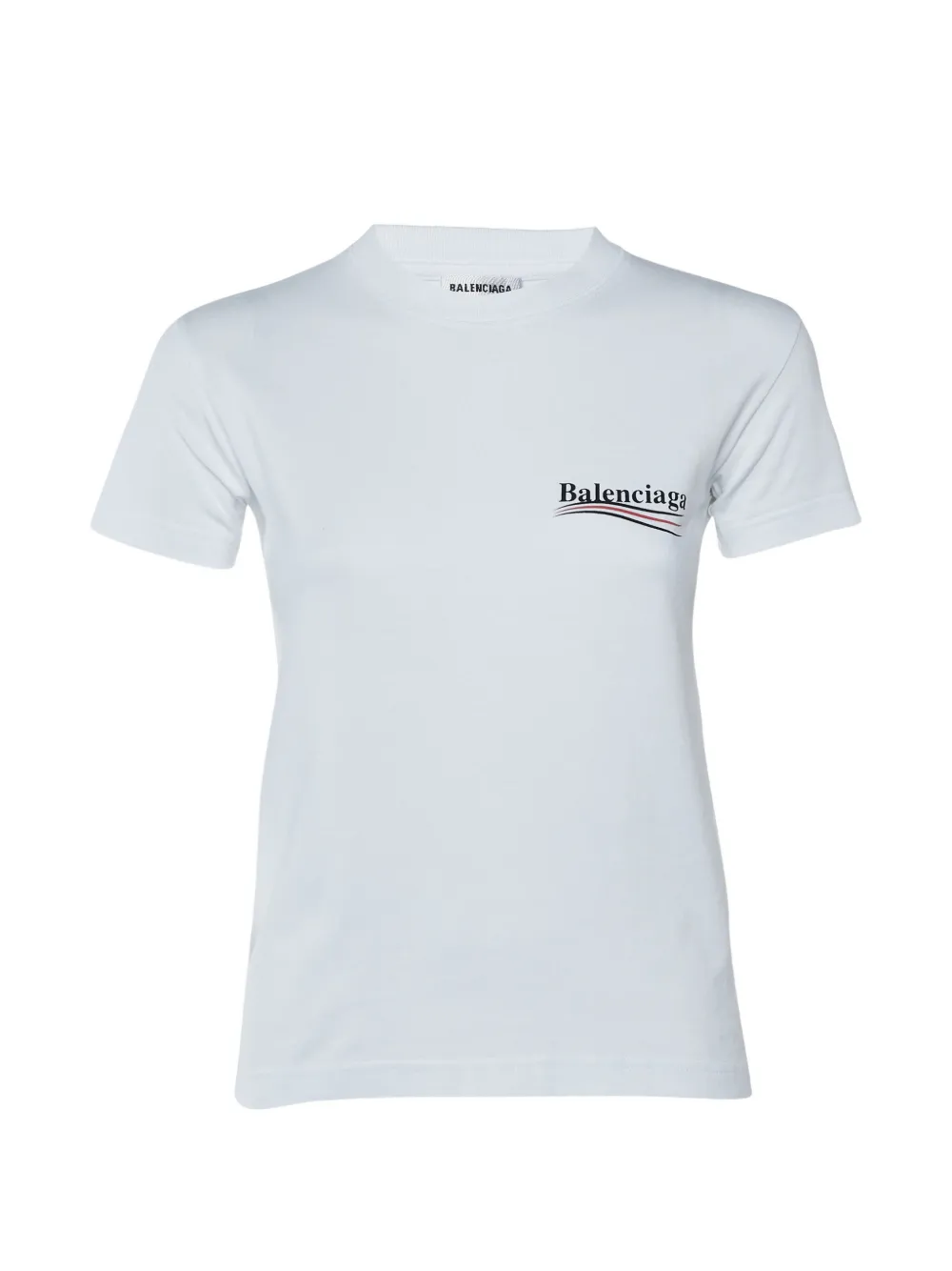 Balenciaga Pre-Owned logo-print T-shirt - Bianco