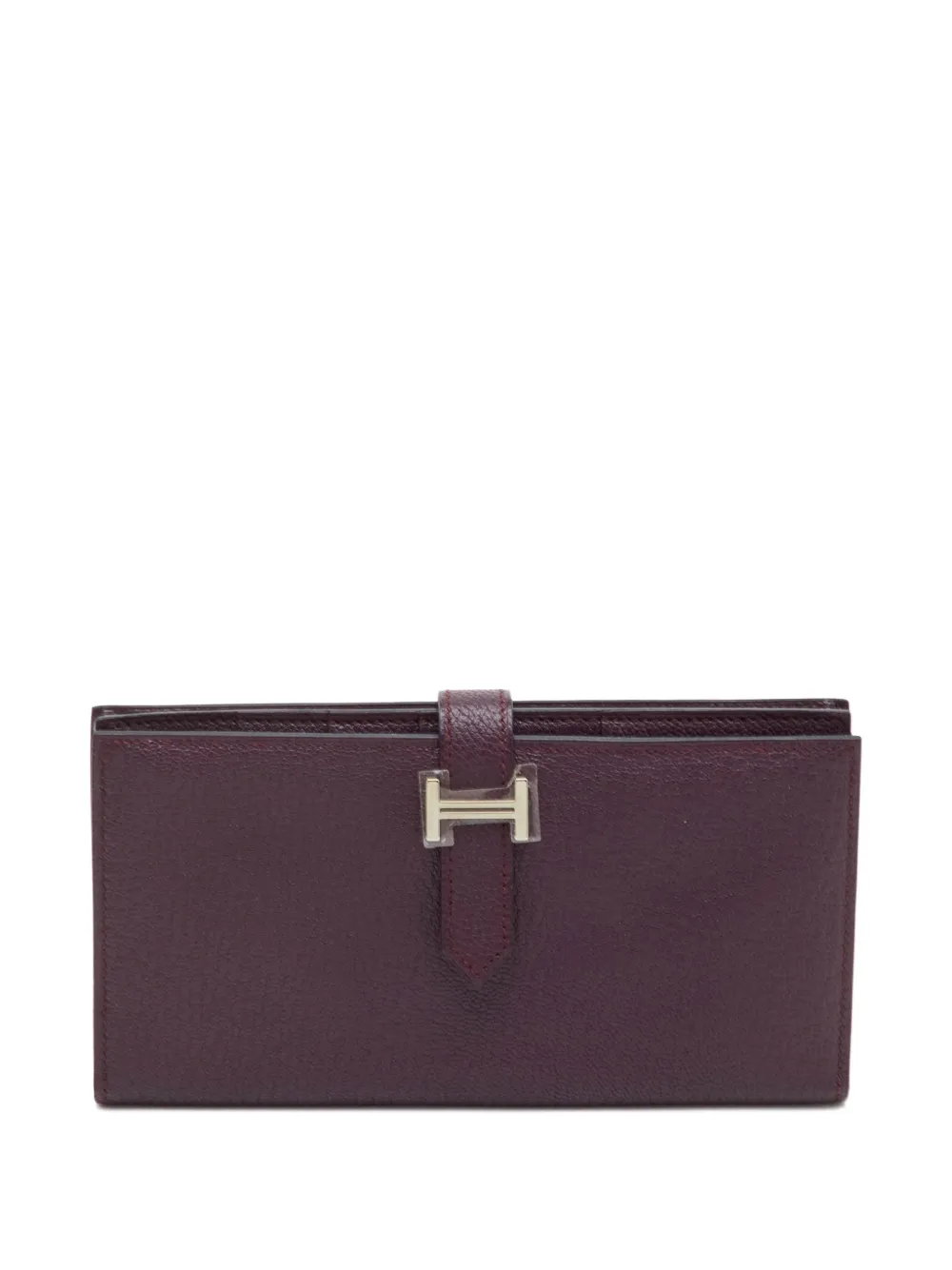 Hermès Pre-Owned Bearn Epsom leather wallet - Viola