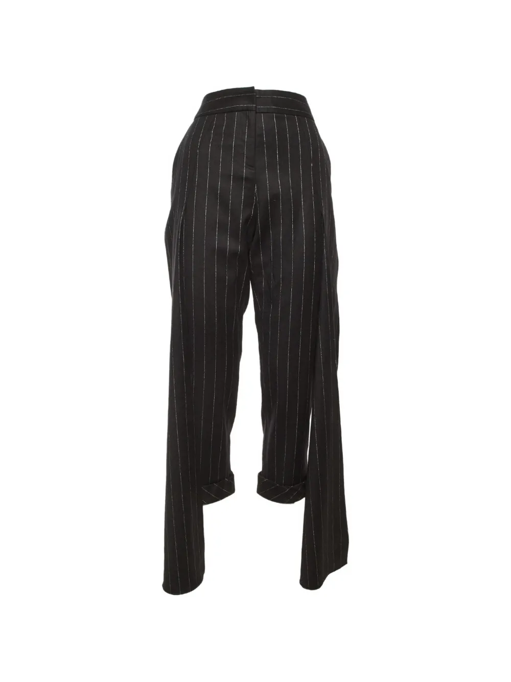 Hellessy pinstripe overlay-detail trousers - Nero