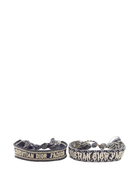 Christian Dior Pre-Owned set de dos pulseras J'Adior