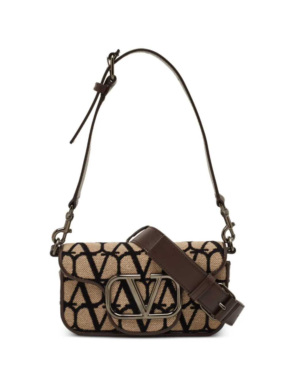 Valentino Garavani Pre-Owned small Locò shoulder bag - Toni neutri