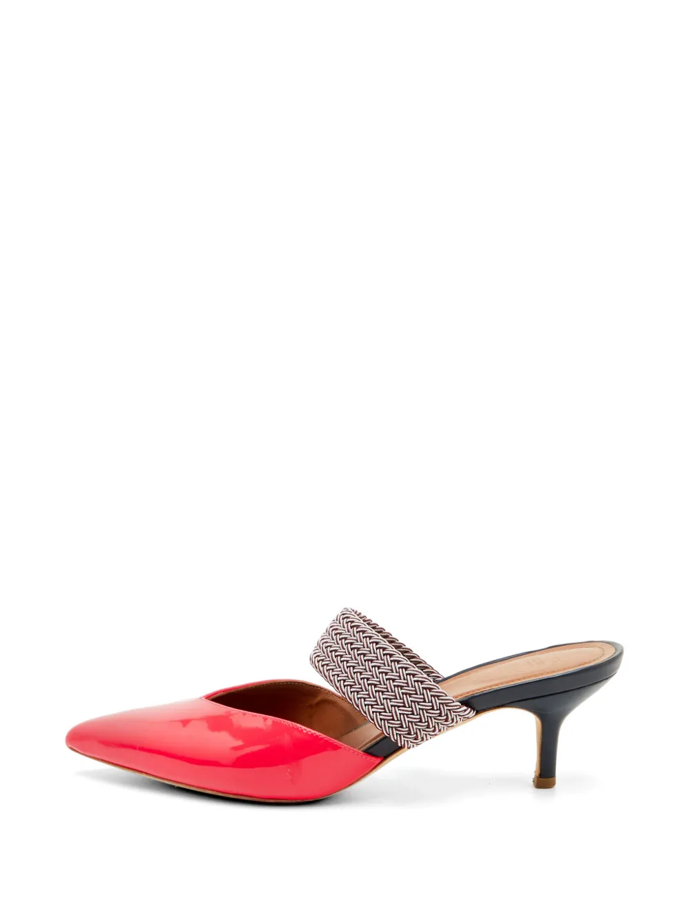 Malone Souliers Maisie patent leather mules - Rosso