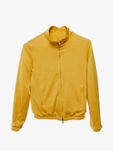 Loro Piana Pre-Owned Bomber Green Storm System reversibile